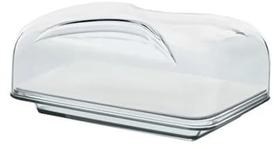Haier HAGCB40 Boîte à Fromage - avec Plateau - Planche à Découper en Porcelaine et Couvercle - Rectangulaire - Élégante - 25,5x18x11,5 cm - Haier par Guzzini