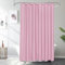 EurCross Rideau de Douche Anti Moisissure 180x180 cm, Rideau Douche Tissu Imperméable Polyester,Rideaux de Douche Rose pour Salle de Bain et Baignoire avec 12 Crochets