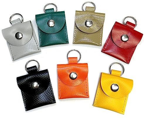 PUKY LKWPlane Etuis für Apple AirTag oder Hundemarke | Leder Schutzhülle | AirTag Halter | AirTag Schlüsselanhänger | Pickholder | Handmade by Manufactica®