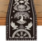 Artoid Mode Schwarz Wikinger Baum des Lebens Rabe Helm der Ehrfurcht Tischläufer, Saisonnal Tisch Dekoration Drinnen Urlaub Party Dekor 40x100 cm