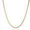 AFSTALR Herren Damen Edelstahl Gold kette Halskette Venetian link kette link collier 2mm-60cm box Kette für Männer Schmuck Link Chain Gold
