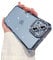 Ownest Compatible with iPhone 14 Plus Case,Glitter Diamond Camera Len Protector Bling Clear Crystal Cute Aesthetics Phone Case Shockproof Sparkly for iPhone 14 Plus -Blue