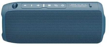 Docooler S49PRO Tragbarer kabelloser Lautsprecher mit BT 5.2-Technologie, IPX6 wasserdichte Lautsprecher, HiFi-Sound, AUX, FM, TF-Karte, RGB-Beleuchtung, Lange Spielzeit, kompakt und tragbar