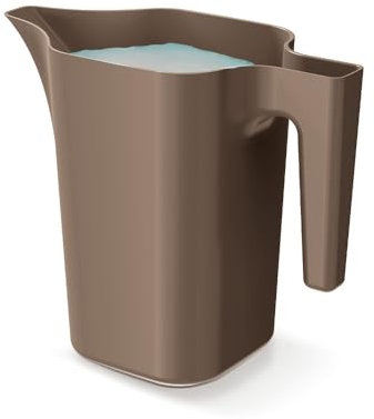 Magubo Giesskanne, Gieskanne, Gießkanne Zimmerpflanzen aus robustem Kunststoff, 1.8l Fassungsvermögen, ideal für den Einsatz Zuhause, erhältlich in 7 attraktiven Farben (Braun)