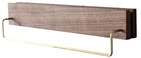 Knife Block Knife Holder Knife Storage Kitchen Knife Block Knife Holder Rack for Wall Walnut Hanging Bar Rack Knife Rack Towel Knife Block Without Knives
