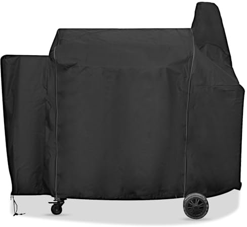 Blackhoso Grillabdeckung für Pit Boss Pro Series 1600 Holzpelletgrill Smoker PB1600PS1 PB1600PS3 Sportsman 1600 Grill, robuste wasserdichte Grillabdeckung für PB1600