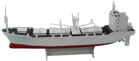 Electric Ship Model Model Jigsaw Toy Assembly Model Boat Kits 3D Puzzle Toy for Teens
