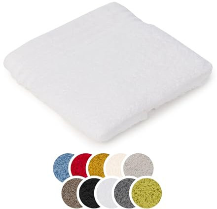 liebling Seiftuch Baumwolle, Serie Frankfurt, 400 gr. / m², 30 x 30 cm, 60 Grad, mit hochw. Borte, saugstark, Farbe: weiß