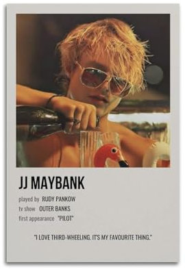 OONJGSNGA Jj Maybank - Poster decorativo da parete con stampa artistica da parete, stile vintage, 30 x 45 cm, senza cornice