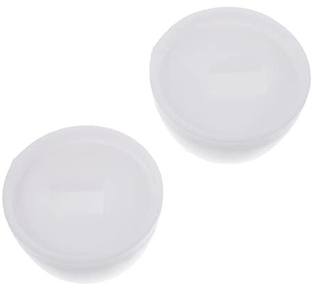 ARTIBETTER Universal Toilet Cover Accessories - White Plastic Toilet Bolt Caps for Easy Installation and Rust Protection Set of 2