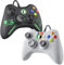 Controlador con cable para PC, paquete de 2 controladores USB con cable compatibles con Windows/PS3/Switch, compatible con vibración dual y joysticks mejorados