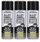 DIOXSTAR Alloy Wheel Spray Paint, Black Matt Finish, Fast Drying, Removes Scratches & Scuffs from Alloy Wheels, Easy to Use, Durable Wheel Paint, 400ml (3 PCS)