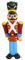 QmjdDymx Christmas Inflatable Nutcracker Soldier 3.5ft PVC Nutcracker Christmas Decor with 2 Hidden Air Holes Christmas Inflatables Outdoor Decorations for Holiday Inflatable Yard Decorations