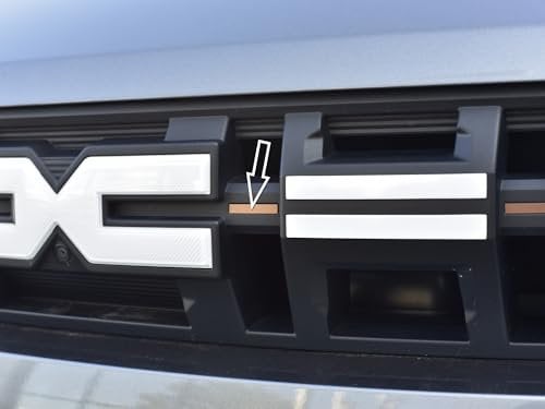 Steel Cover for 2024+ Dacia.Duster III 3 (P1310) | Front Grille Decoration - COPPER-BROWN Style | 4 Pieces Essential Expression Journey Extreme DUSTER Accessories Tuning