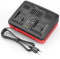 ASUNCELL Caricatore a doppia porta 3A di ricambio per batteria Power X-Change 18 V agli ioni di litio Twincharger caricatore rapido intelligente gestione della carica con indicatore LED