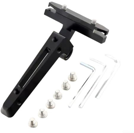 Satteladapter aus Aluminiumlegierung für Fahrrad-Wasserflaschenhalter, doppelte Montagefähigkeit, verstellbarer Winkel