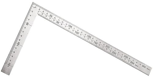 LifgWas Winkel Lineal, 150×300mm Winkel Anschlagwinkel Lineal 90 Grad | Anschlagwinkel aus Stahl für präzises Messen und Zeichnen in Holzverarbeitung, Modellbau, Handwerk und Heimwerker Projekte