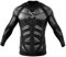 SMMASH Dark Knight Rashguard Herren Kampfsport Langarm, Sport Longsleeve Atmungsaktiv und Leicht, Sportoberteile für MMA, Krav MAGA, Slim Fit Funktionsshirt Herren, Hergestellt in der EU (L0