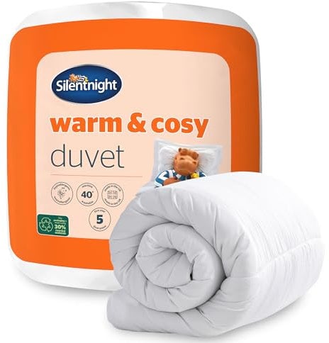 Silentnight Warm & Cosy Super King 13.5 Tog Winter Duvet – Extra Warm Thick Heavyweight Cosy Winter Quilt Duvet Ideal for Cold Nights – Hypoallergenic and Machine Washable - Super King - 260x220cm