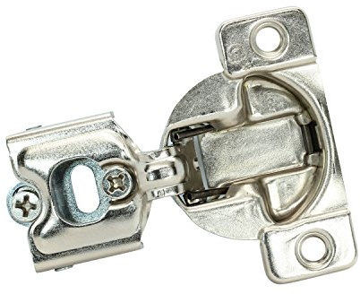 2 Pack Rok Hardware Grass TEC 864 108 Degree 1/4 Overlay Self Close Screw On Compact Cabinet Hinge 04396-15 3-Way Adjustment