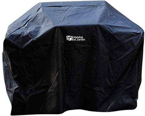 Habitat et Jardin Housse pour Barbecue - 140 x 110 cm - Noir