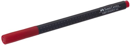 Faber-Castell Grip Finepen 0.4 mm Granat rot