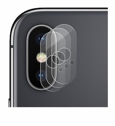 BROTECT (3 Stück Schutzglas für Apple iPhone X/Xs (Kamera Rückseite) Schutzfolie Made in Germany Panzer Folie Glas Displayschutz [ 9H, Anti-Fingerprint]