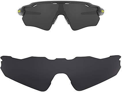 HiCycle2 FOOUS Spiegel Polarisiert Ersatz-Brillengläser für Oakley Radar EV Path Sonnenbrille (Schwarz)