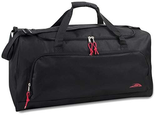 55 Litre Canvas Duffle Bags for Men & Women for Traveling, The Gym, and as Sports Equipment Bag/Organizer (Grey)