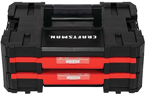 CRAFTSMAN Boîte à outils en plastique avec tiroirs, organisateur et rangement (CMST17804)