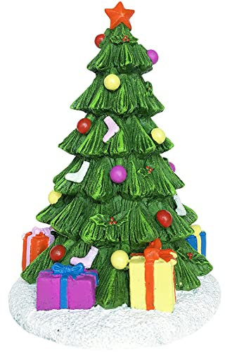 SLOCME Aquarium Weihnachts Baum Dekorationen - Aquarium Weihnachts Baum Statue Urlaubs Dekoration für Aquarium Betta Fisch
