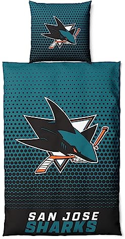 Great Branding San Jose Sharks Dots NHL Bettwäsche-Set
