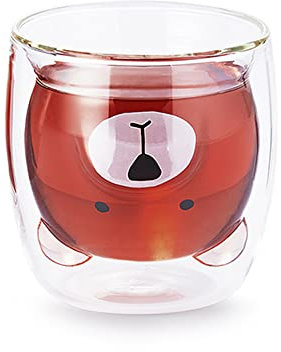 TEA SOUL • Tazza in Vetro Doppio Strato Orso 200ml