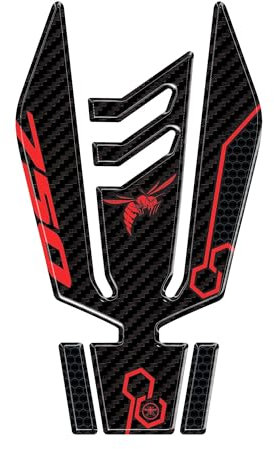 labelbike - Adesivo 3D Paraserbatoio Moto Decorazione e Protezione con Licenza Ufficiale Honda in Resina compatibile con Honda Hornet 2023-2024
