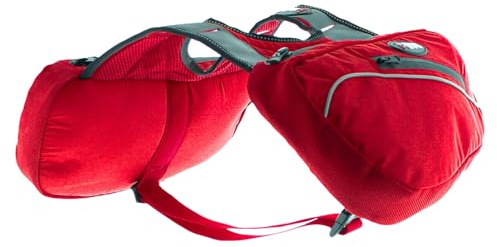 Sacoches pour Harnais Confort Trek Coloris Rouge (M/L/XL)