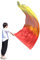 Winged Sirenny 180cm Handgefertigt Tanzflagge mit flexiblem Stab (Feuer)