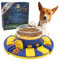 TFNDE® Hundespielzeug Intelligenz UFO - NEU - Lustiges Intelligenzspielzeug für Hunde mit 3in1 Funktion: Trainieren, Beschäftigen, Füttern - besonders rutschfest - Besser erkennbar
