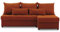 Mebligo Ecksofa Venezia mit Schlaffunktion und Bettkasten (POSO 039, Schaum)