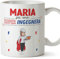 Mugffins Tazza Personalizzata in ceramica per INGEGNERA donna 11 oz / 350 ml - In italiano - Sei Super! - Idea regalo per compleanno, anniversario, natale, laurea