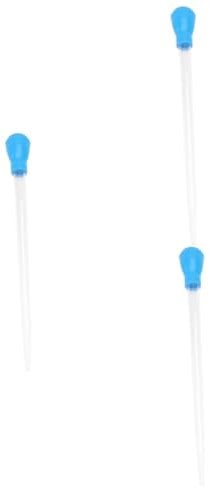 Happyyami 3pcs Pipette Cleaner Pipettes Aquarium Water Changers Fish Dropper Pipette Turkey Baster Clear Water Fish Tank Aquarium Tools Fish Tank Waste Remover Janitorial Tube Automatic