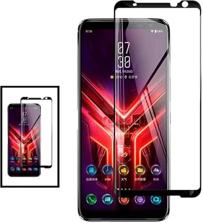 Gift4Me KIT 2 Cristal Gorilasglass Compatible Con Movil Asus ROG Phone 3 Strix Transparente/Negro