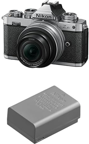 NIKON KIT Z FC + NIKKOR DX Z 16-50 mm VR Série Limitée + DX 50-250mm, Appareil Photo Hybride capteur DX (20,9 MP, 4K/30p, Rafale 11 + Batterie Li-ION EN-EL25a pour Hybride Z30, Z50 et Z FC