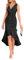 Berylove Herbstkleider Glitzer Kleid Abendkleid Damen Glitzerkleid Damen Partykleid Langes Schwarzes Kleid Hochzeitsgast BLP7067 Black M