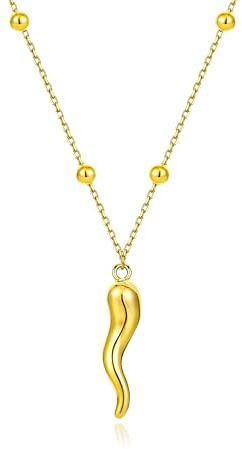 Fryneauy Kuh Kette für Damen 925 Sterling Silber Kuh Anhänger Halskette Kuh Schmuck Geschenke für Mädchen