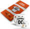 Pack Taza y Toalla de tu equipo favorito. Personalizada con nombre y equipo de fútbol. Regalos Personalizados. Regalo Original para Aficionados del Fútbol. (Valencia, 50x100)