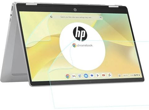 SUEEWE [2 Piezas HD Transparente Protector Pantalla para HP Chromebook x360 14, Sin Burbujas, Alta Definición, Cristal