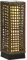 Outsunny Lampadaire solaire extérieur en résine tressée, lampadaire sans fil rechargeable avec capteur de lumière, style moderne, lampadaire LED extérieur, étanche, pour jardin patio, 46 cm, sable