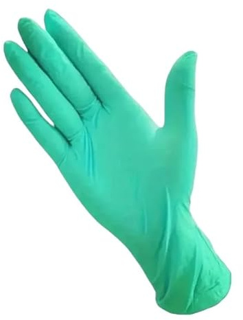 PBHOVIITG 10/20/30/50/100 Stück XXL Nitrilhandschuhe Grün Hochleistungs-Einweg-Latex Puderfrei for Mechaniker Gartenarbeit, Malerei Arbeitssicherheit(20pcs,M)