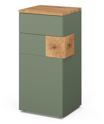Vicco Midischrank Eden, Grün, 40 x 84 cm