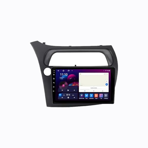 Pantalla Radio para Honda Civic Hatchback 2006-2012 Android 15 9 Pulgadas Multimedia Pantalla con BT GPS WiFi Radio Backup Camera para, 8 Core 4G+64G